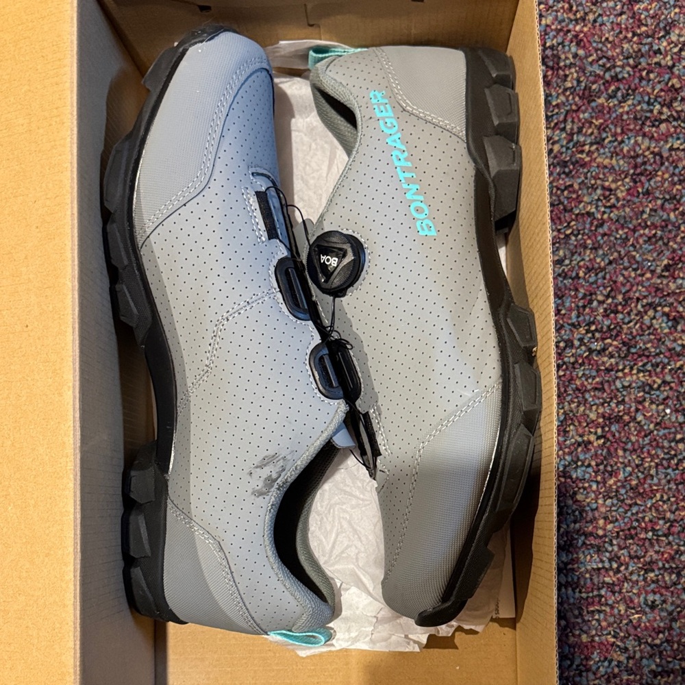 Bontrager Men’s Gray Boa Cycling Shoes
